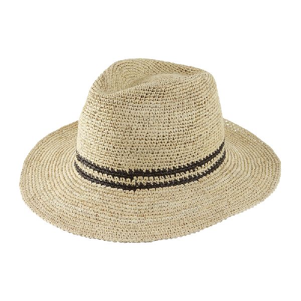 Crochet Striped Trilby