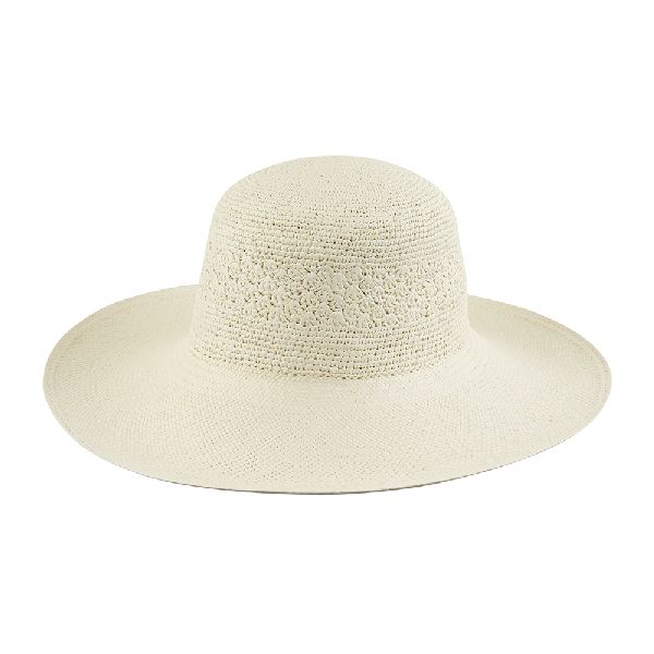 Ladies Rosita Crochet Crown Capeline